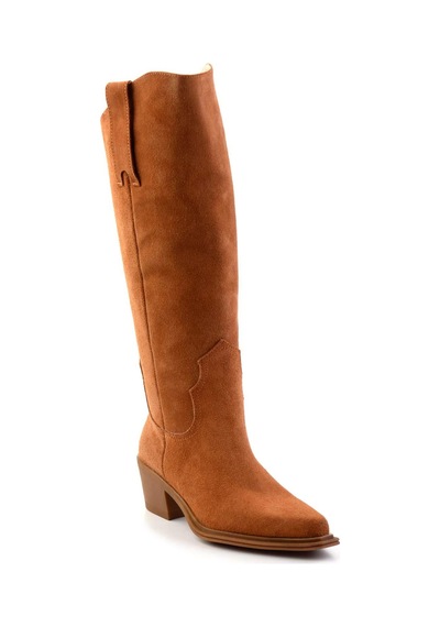 Bambi Taba Leather Kadın Çizme K03274324002 Taba