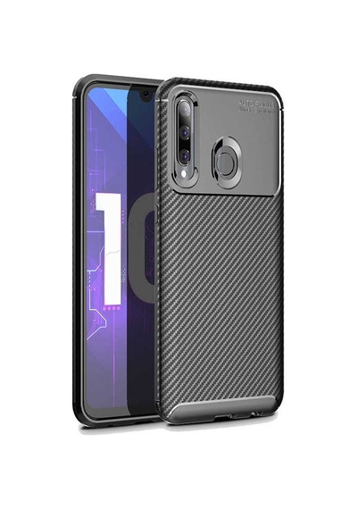 Adige Huawei Honor 20 Lite Kılıf Negro Karbon Desen Silikon
