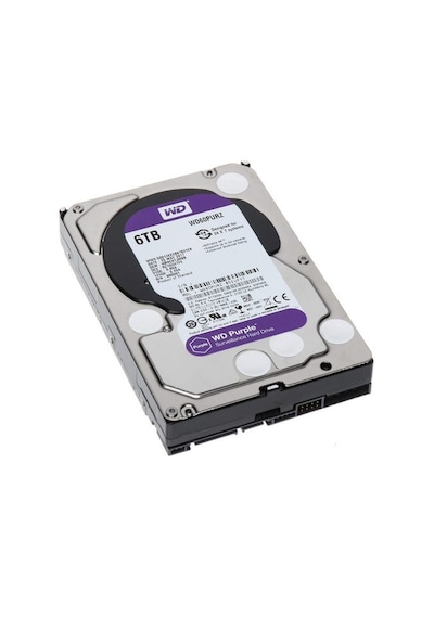 Wd Purple Wd60purz 6 Tb 3.5inc 5400 Rpm Hdd Güvenlik Kamerası Harddiski Mor