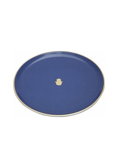 Porland Glamorous Lacivert  Düz Tabak 20 cm