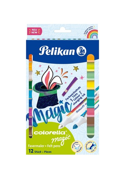 2 Adet Pelikan Colorella Magic 12li Keçeli Kalem