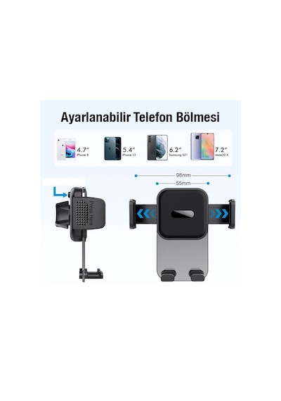 Ally Ml-217 Araç İçi Havalandırma Telefon Tutucu- 5775