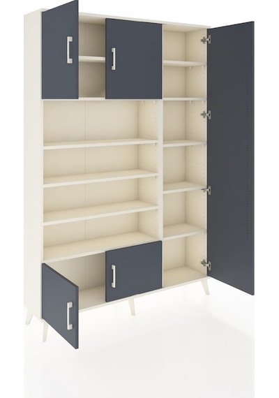 Arges Dolap 11 Raflı 5 Kapaklı 132x30x195 Aytaşı-antrasit/aytaşı Aytaşı Arges Dolap 11 Raflı 5 Kapaklı 132x30x195 Aytaşı-antrasit/aytaşı Aytaşı
