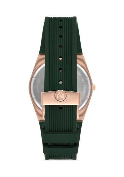 Momentus Em345r-15yr Quartz Silikon Yeşil Safir Cam 40 Mm Erkek Kol Saati