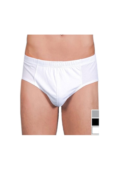 Tutku 6lı Erkek Pamuklu Penye Slip Külot Kaliteli Rahat Yumuşak Beyaz