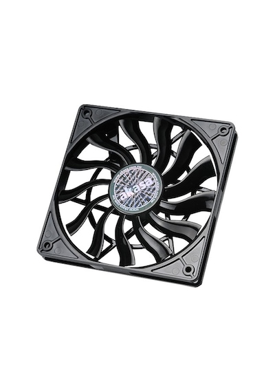 Akasa 12Cm Slim Pwm Yüksek Performans Siyah Kasa Fanı Ak Fn078