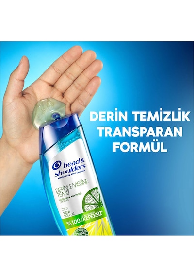 Head & Shoulders Derinlemesine Temiz Yağlanma Kontrollü Şampuan 300 ML