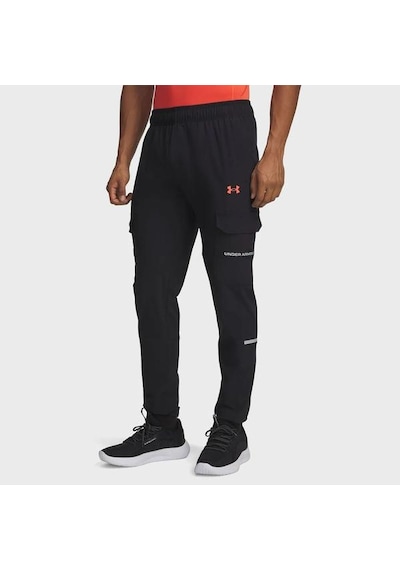 Under Armour Tech Utility Woven Erkek Siyah Polo Yaka Tişört