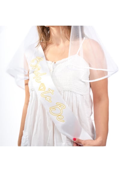 Bride To Be 2 Parça Bekarlığa Veda Gelin Duvak Ve Kuşak Seti