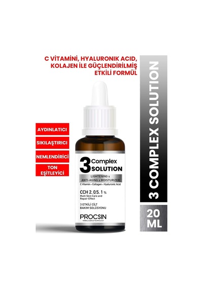 3 Complex Solution 20 Ml