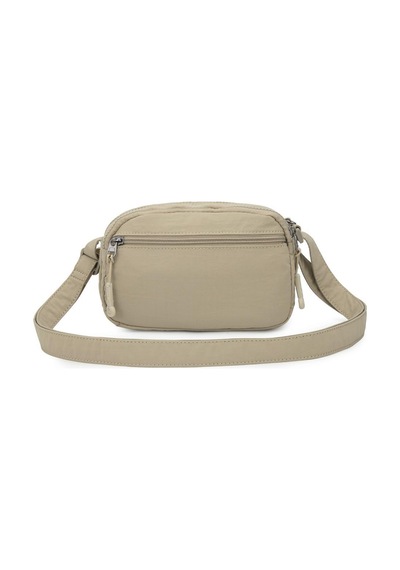 Smart Bags Mikro Poly Kumaş Mini Boy Postacı Kadın Çantası 3339 Vizon