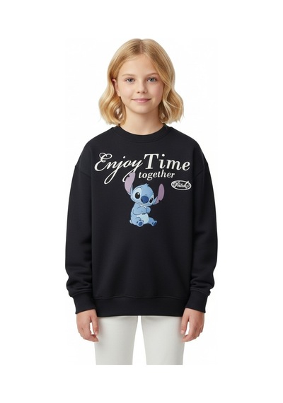 Seabubbles Stitch Çocuk Sweatshirt St09527 Lacivert