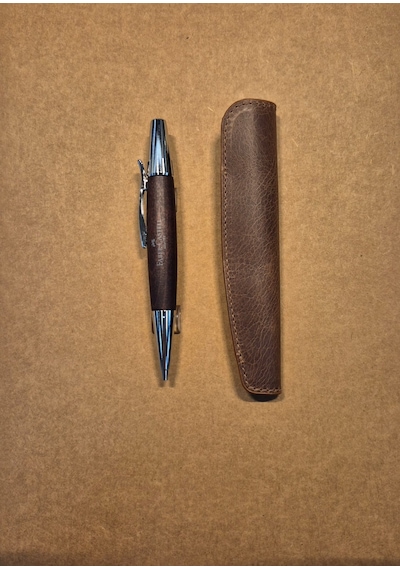 Faber Castell E-motion 1.4mm Parlak Krom/ahşap Kahverengi