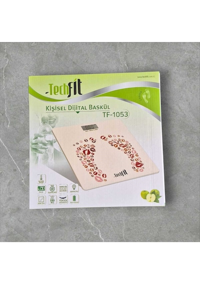 Techfit Dijital Led Ekranlı Kare Tartı Tf-1053