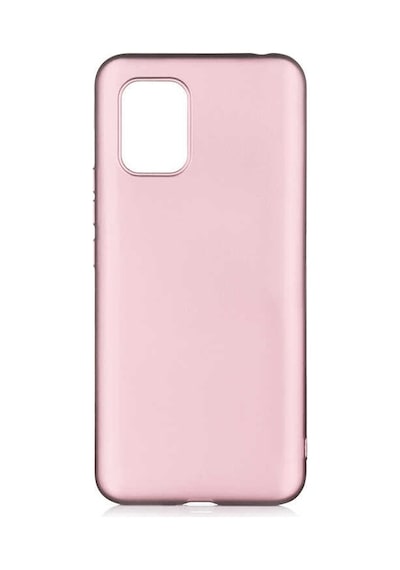 Noktaks - Xiaomi Uyumlu Xiaomi Mi 10 Lite - Kılıf Mat Renkli Esnek Premier Silikon Kapak - Rose Gold