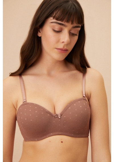 Suwen New Diana Straplez Sütyen Sw5665100 Vizon