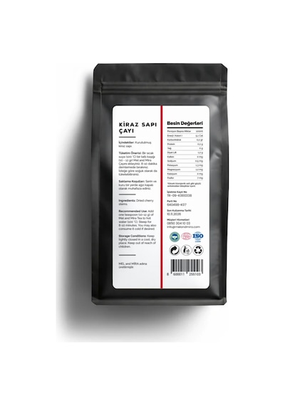 Premium Kiraz Sapı 75g, Kiraz Sapı Çayı, Cherry Stalk, Cerasus Avium