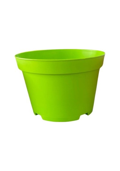 Katı Plastik Sukulent Saksısı 5 Adet Yeşil 8.5 Cm