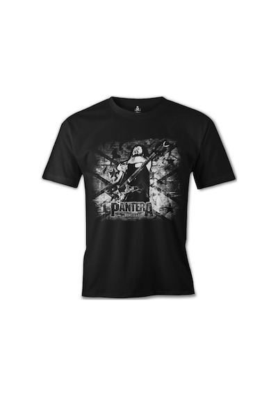 Pantera - Dimebag Rocks Siyah Erkek Tshirt