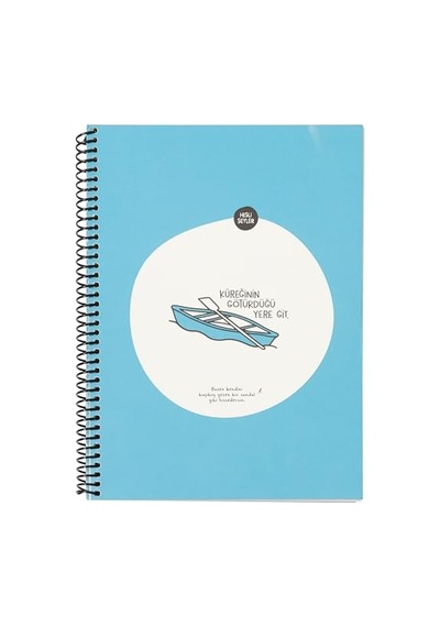 Keskin Color 80 Yaprak Kareli Hafif Kağıt Stickerli Defter, Kürek, 18.5x25cm 124-Pembe