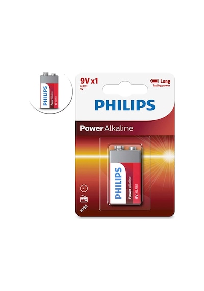 6lr61-p1b 9v Power Alkalin Pil