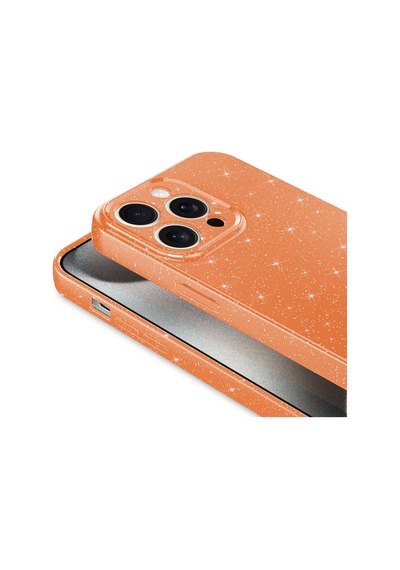 Apple Uyumlu iPhone 15 Pro Kılıf Kamera Korumalı Simli Lüks Zore Koton Kapak