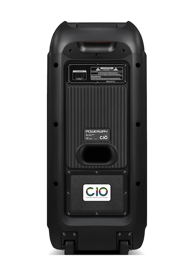 Powerway Cıo 100w Hoparlör Gitar Saz Girişli Karaoke Parti Ses Sistemi 80 Cm Dijital Ekran +bass Pro