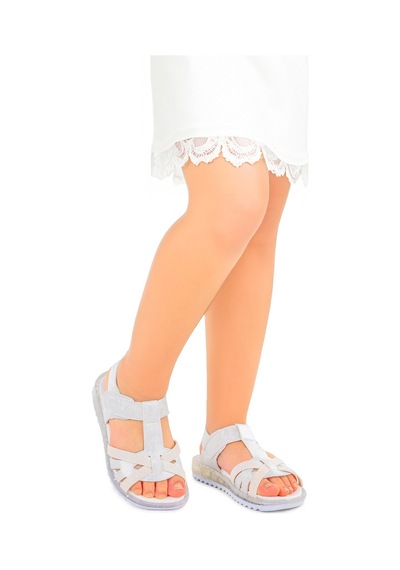 Kiko Kids Kız Çocuk Sandalet Arz 2350 Beyaz