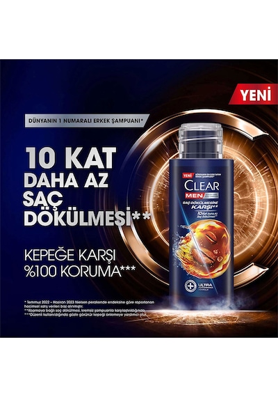 Clear Men Saç Dökülmesine Karşı Şampuan 90 Ml Beyaz