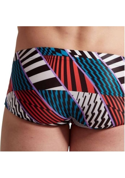 Speedo Erkek 13.5cm Club Training Allover Erkek Yüzücü Mayosu Çok Renkli