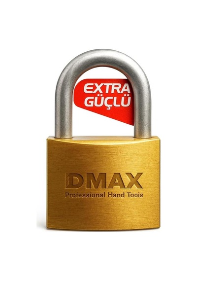 38 Mm Asma Kilit Anahtarlı Kilitleme Sistemi, Dayanıklı Metal Gövde, Güçlü Yapı, Kapı, Dolap, Depo, Raf, Zincir Ve Genel Güvenlik Kullanımı İçin Uygun