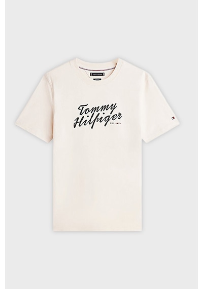 Tommy Hilfiger Pamuklu Regular Fit Bisiklet Yaka T Shirt Erkek T Shirt Mw0mw42385 Acj Bej