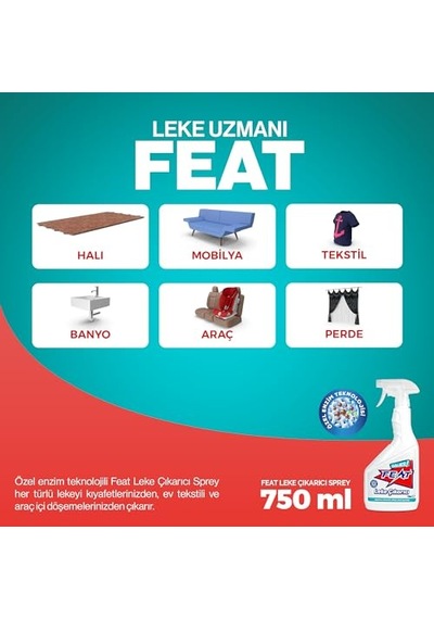 Leke Çıkarıcı Sprey 2 X 750 Ml