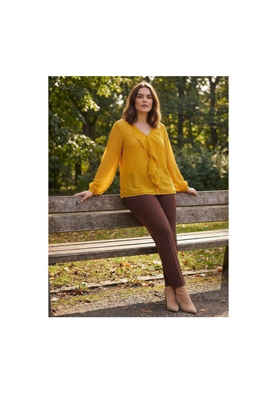 Hanezza Kadın Büyük Beden Fırfır Detaylı Silky Şifon Bluz Hardal Iç Askılı Bluz Ile Gönderilir Hardal - 30872078 Hardal Hanezza Kadın Büyük Beden Fırfır Detaylı Silky Şifon Bluz Hardal Iç Askılı Bluz Ile Gönderilir Hardal - 30872078 Hardal