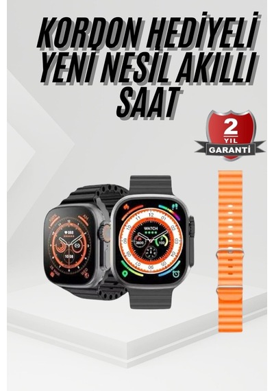 Akıllı Saat Sağlık Takibi Kalp Atışı Adımsayar Ultra Yeni Nesil N