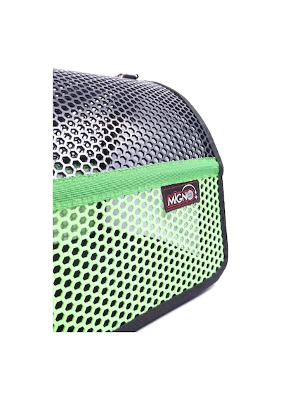 Flybag Voyager Fileli Model Kedi Ve Köpek Taşıma Çantası, 46x30x27 Cm, Yeşil-siyah