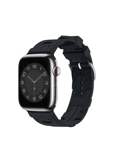 Apple Uyumlu Watch 44mm Krd-92 Kordon-midnight