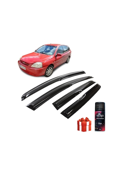 Caraks Kia Rio Stw Mügen Cam Rüzgarlığı 2003-2005 Arası 4'lü Takım + Koku