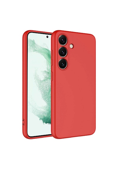 Zore Galaxy Uyumlu S24 Plus Kılıf Mara Lansman Kapak - Kırmızı Kirmizi