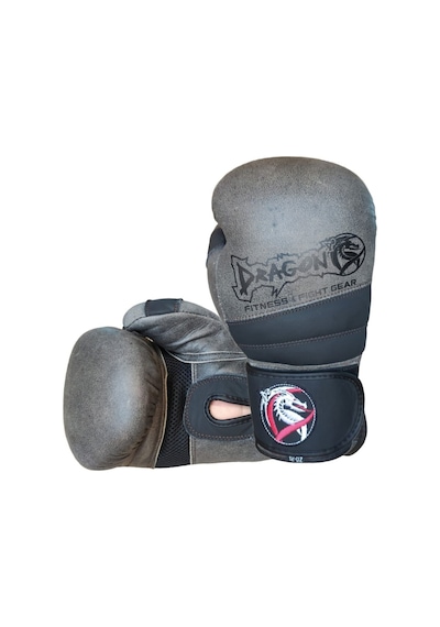 Dragondostore Dragon 30211-L Antique Hakiki Deri Boks Eldiveni