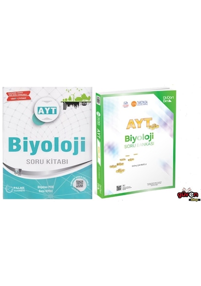 Palme Yayınları Ve Üçdörtbeş Yayınları Ayt Biyoloji Soru Bankası