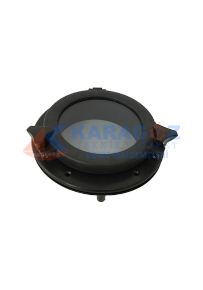 SEALUX PLASTİK YUVARLAK LUMBUZ 21,5CM SİYAH
