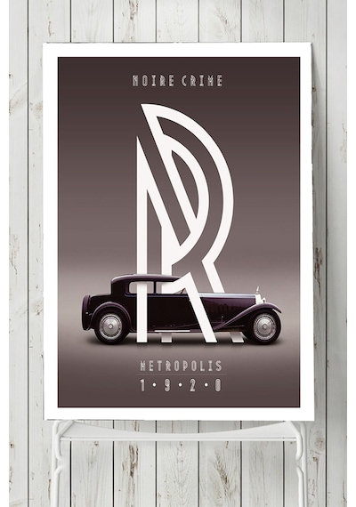 Vintage Araba Posteri 3