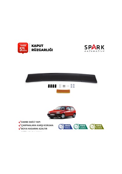 Fiat Tipo 1988-2000 Yıl Aralığı Uyumlu Kaput Rüzgarlığı 3mm