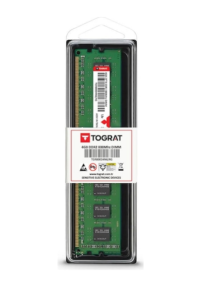 Tograt TGR800D4N6/4G 4 GB DDR2 800 MHz CL6 Ram (Sadece AMD İşlemcilerle Uyumlu)