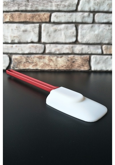 Jumbo Boy Silikon Spatula-düz Spatula-tek Taraflı-35 Cm