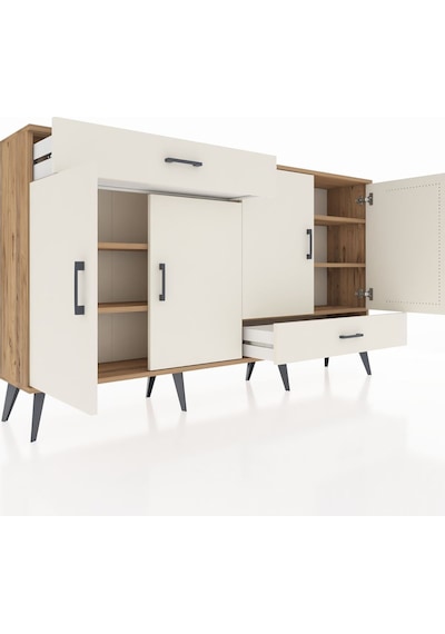 Arges Konsol 5 Raflı 2 Çekmeceli 4 Kapaklı 176x30x99 Çam-aytaşı Aytası/aytası - Atlas Çam Arges Konsol 5 Raflı 2 Çekmeceli 4 Kapaklı 176x30x99 Çam-aytaşı Aytası/aytası - Atlas Çam