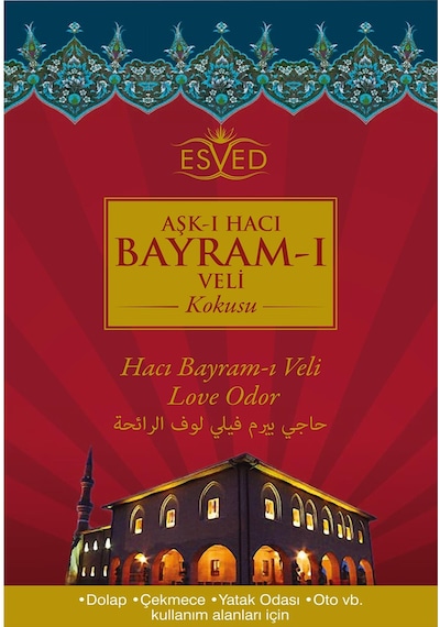 Dolap Ve Çekmece Kokusu Hacı Bayram Veli Kokusu - 4 Adet