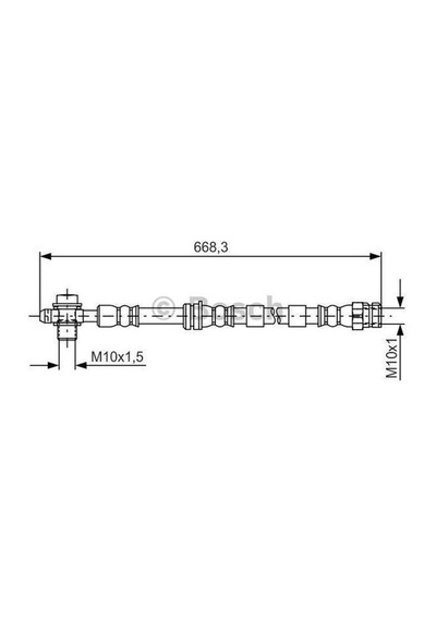 Bosch 1987481693 Fren Hortumu 5q0611701c