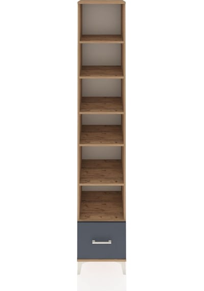 Hyperion Dolap 6 Raflı Tek Çekmeceli 44x44x243 Çam-antrasit Çam Hyperion Dolap 6 Raflı Tek Çekmeceli 44x44x243 Çam-antrasit Çam
